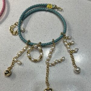 Charming Gold and Pearl Necklace